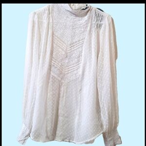 Ralph Lauren White Blouse Elegant Design